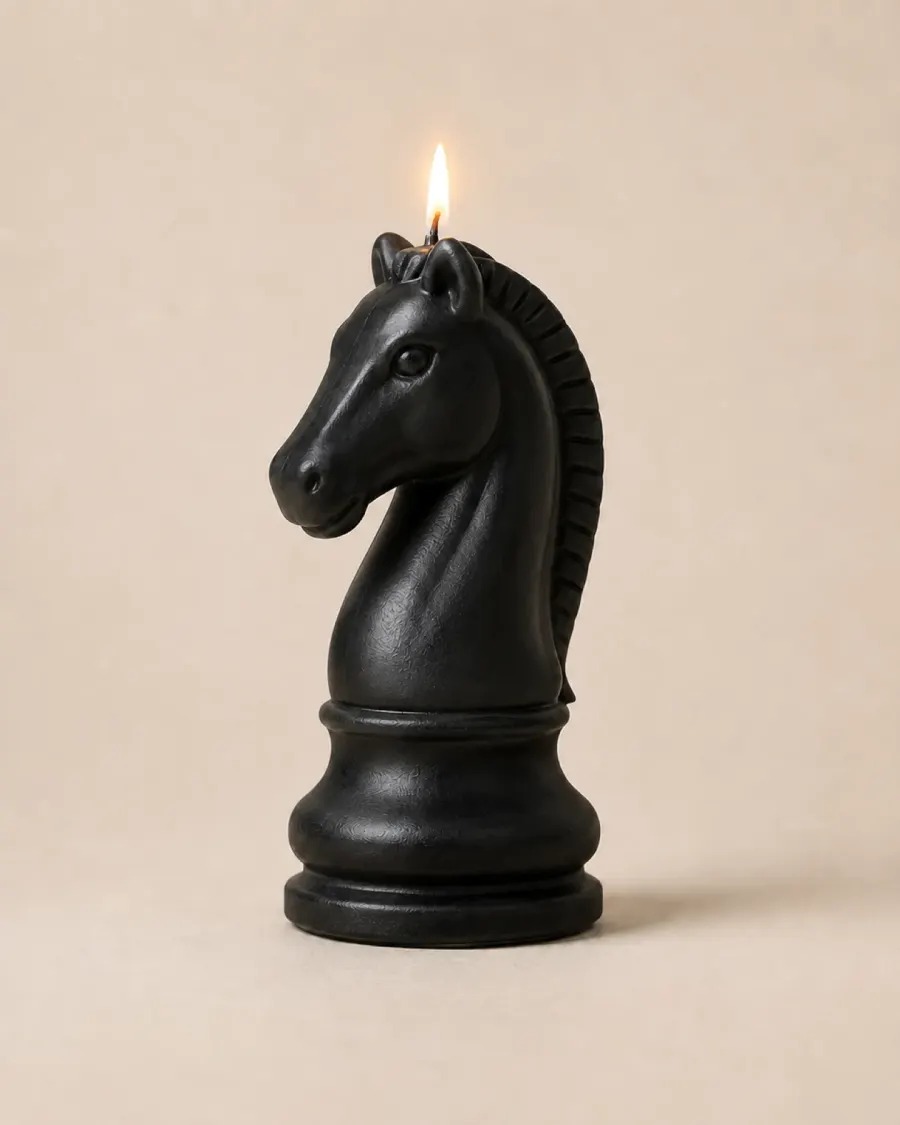 Knight Candle candle lit