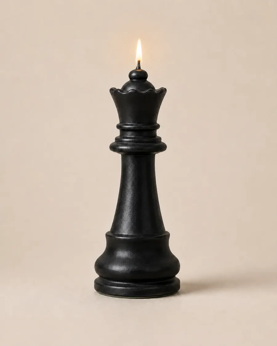Queen Candle candle lit