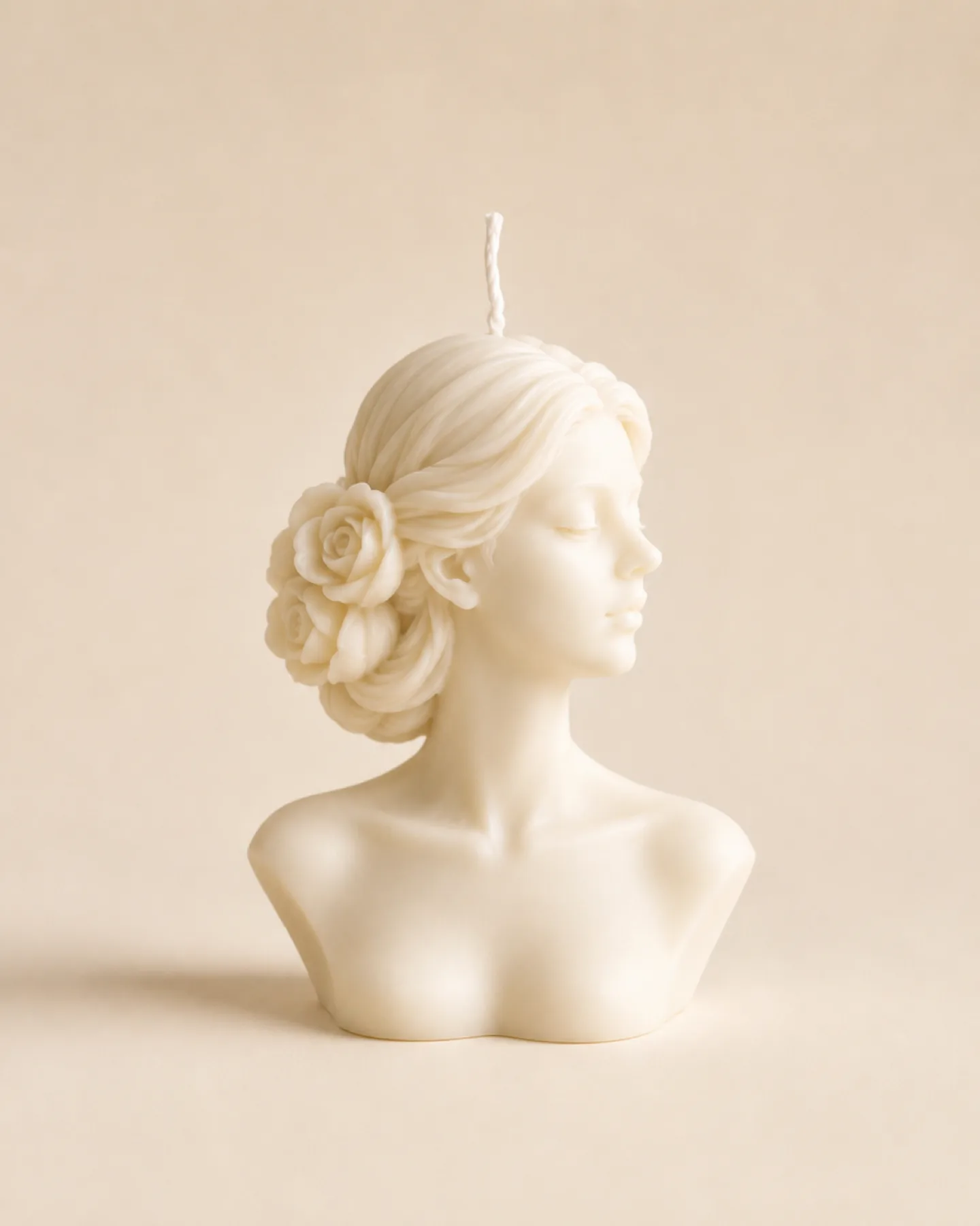 Rose Profile Candle handmade candle by Yuraa Scent
